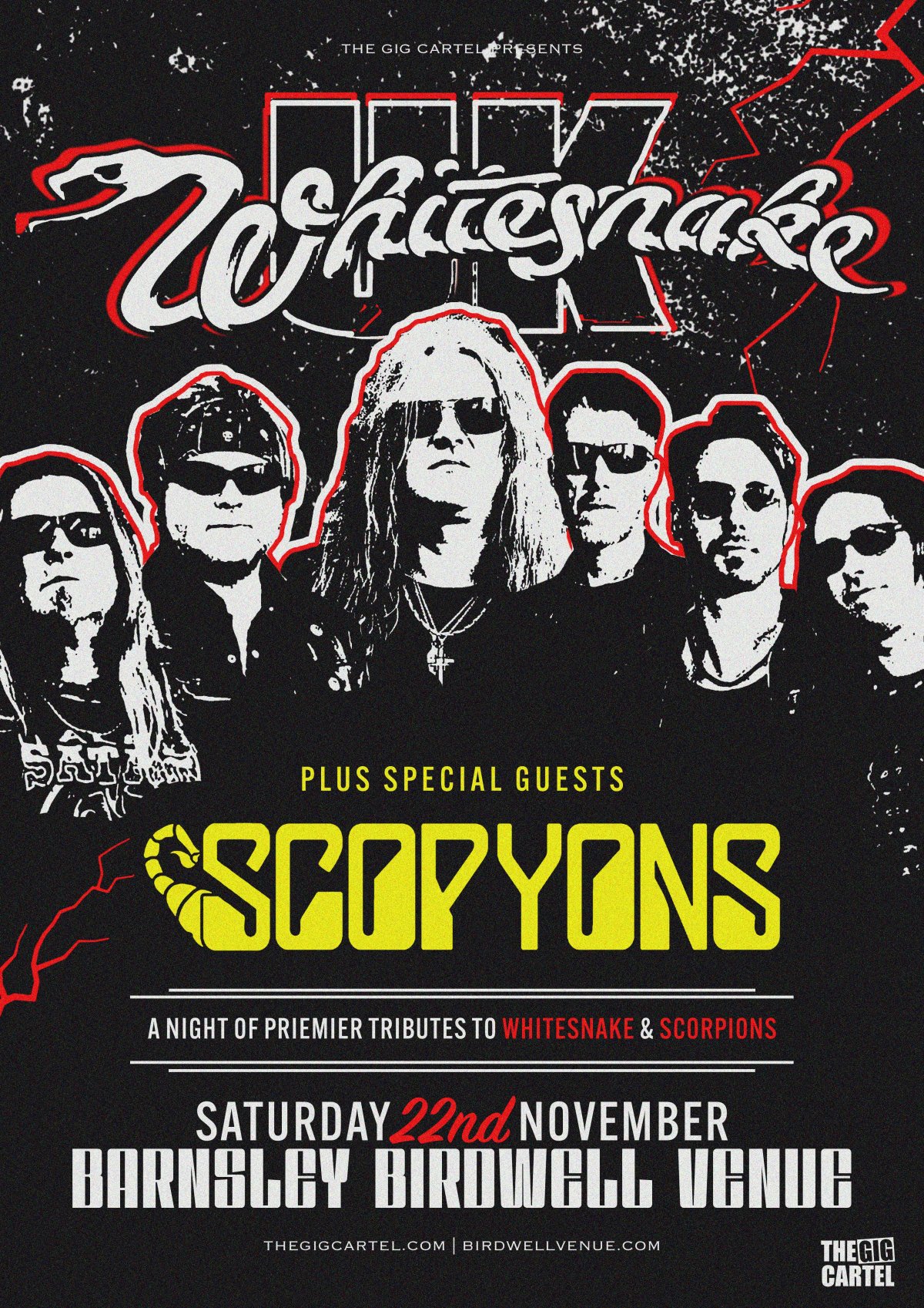 Whitesnake UK + Scopyons