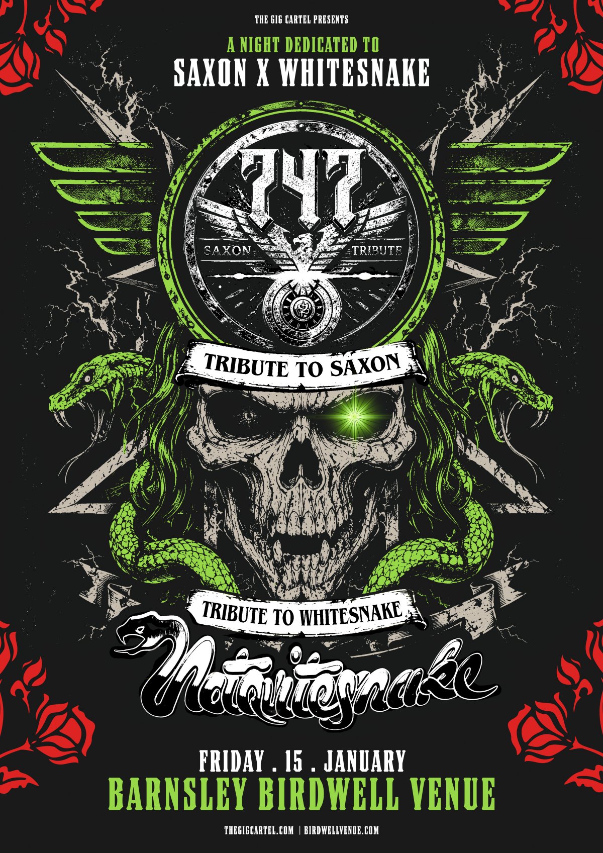 Saxon Tribute 747 + NotQuiteSnake