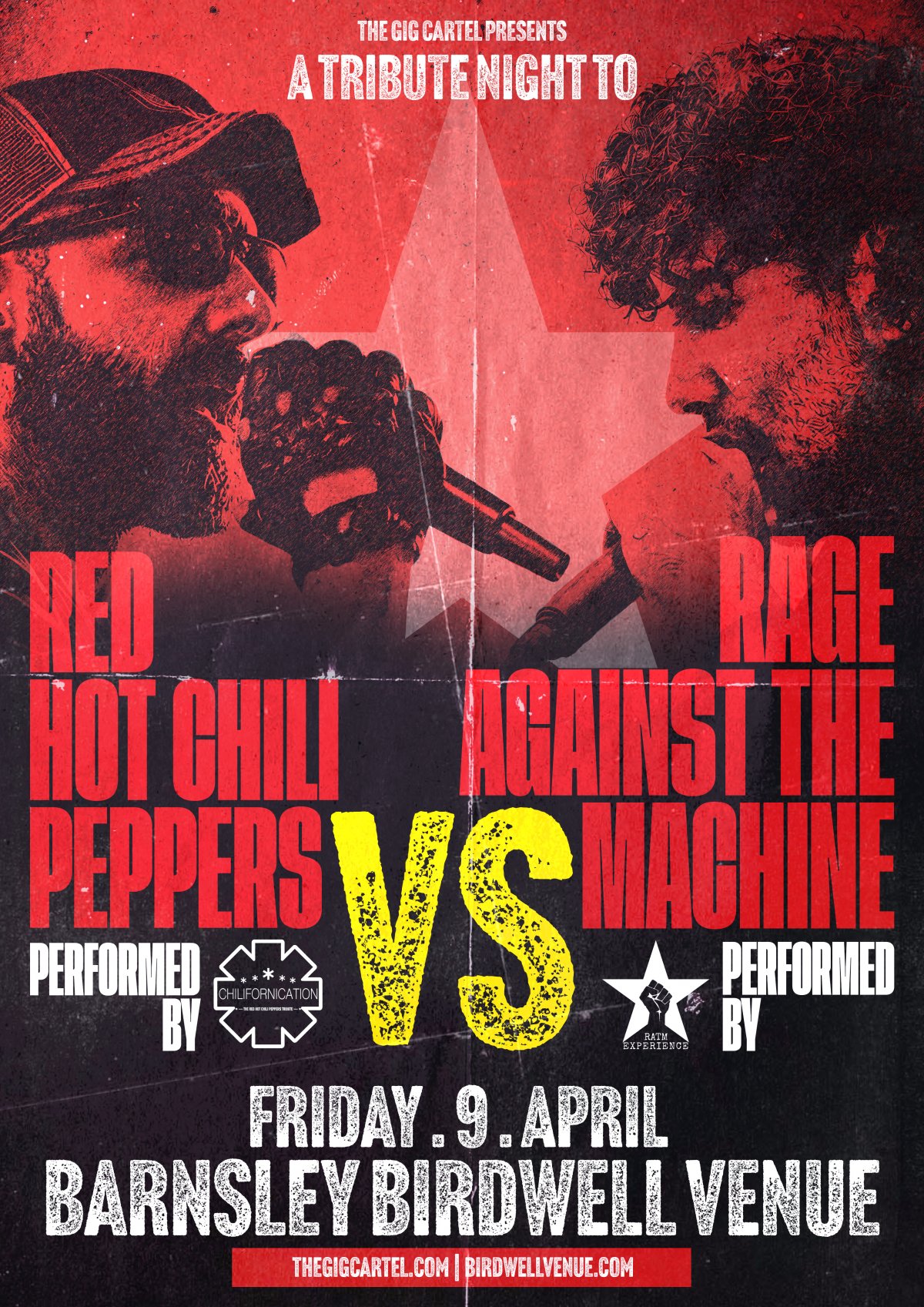 RATM Experience v’s Chilifornication - Red Hot Chili Peppers tribute band