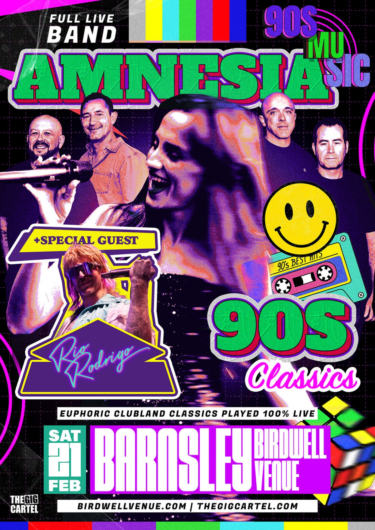 AMNESIA – 90’s CLUB CLASSICS LIVE! + Rio Rodrigo